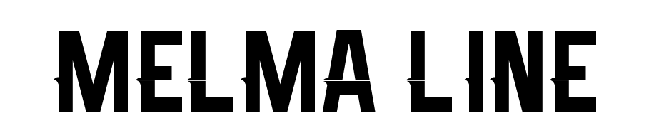 Melma Line cкачати шрифт безкоштовно